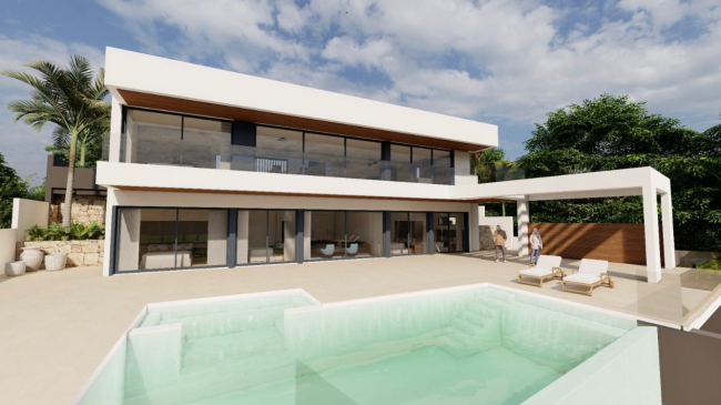 Off-plan villa with absolutely stunning views of the sea