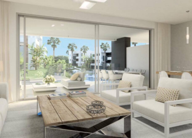 Stunning new boutique project of 72 modern apartments and penthouses in New Golden Mile, Estepona